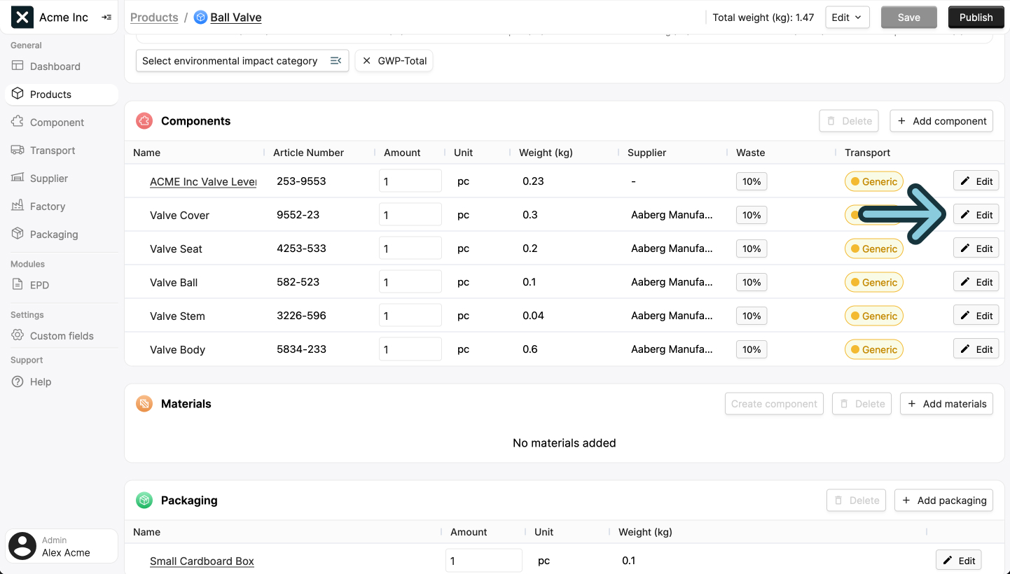 Image of the edit button