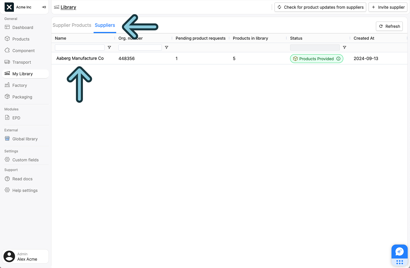 Image of the supplier name